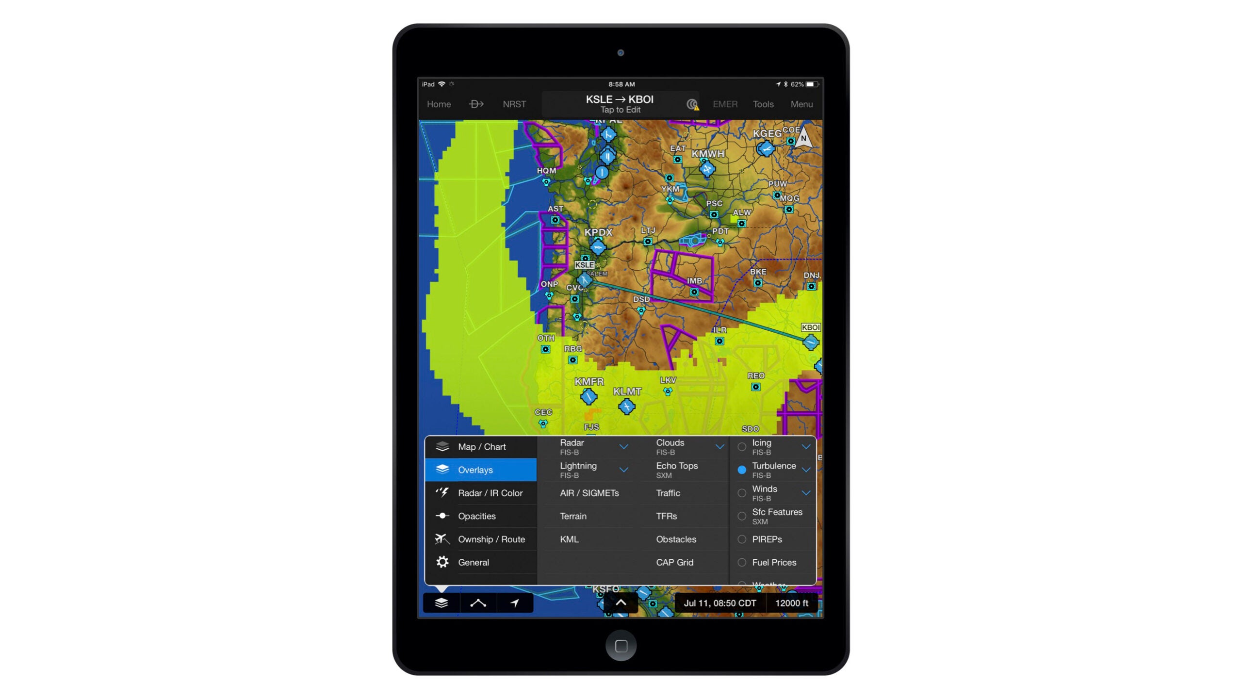 Garmin Adds New FIS-B Weather Products - FLYING Magazine