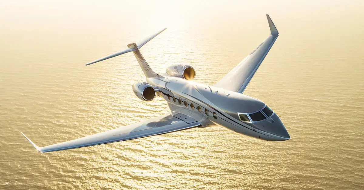 travel on a private jet
