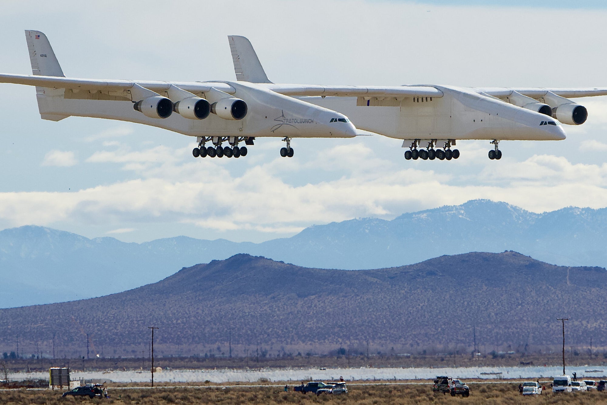 World's Largest Airplane Makes Talon-A Test Vehicle Flight - FLYING ...