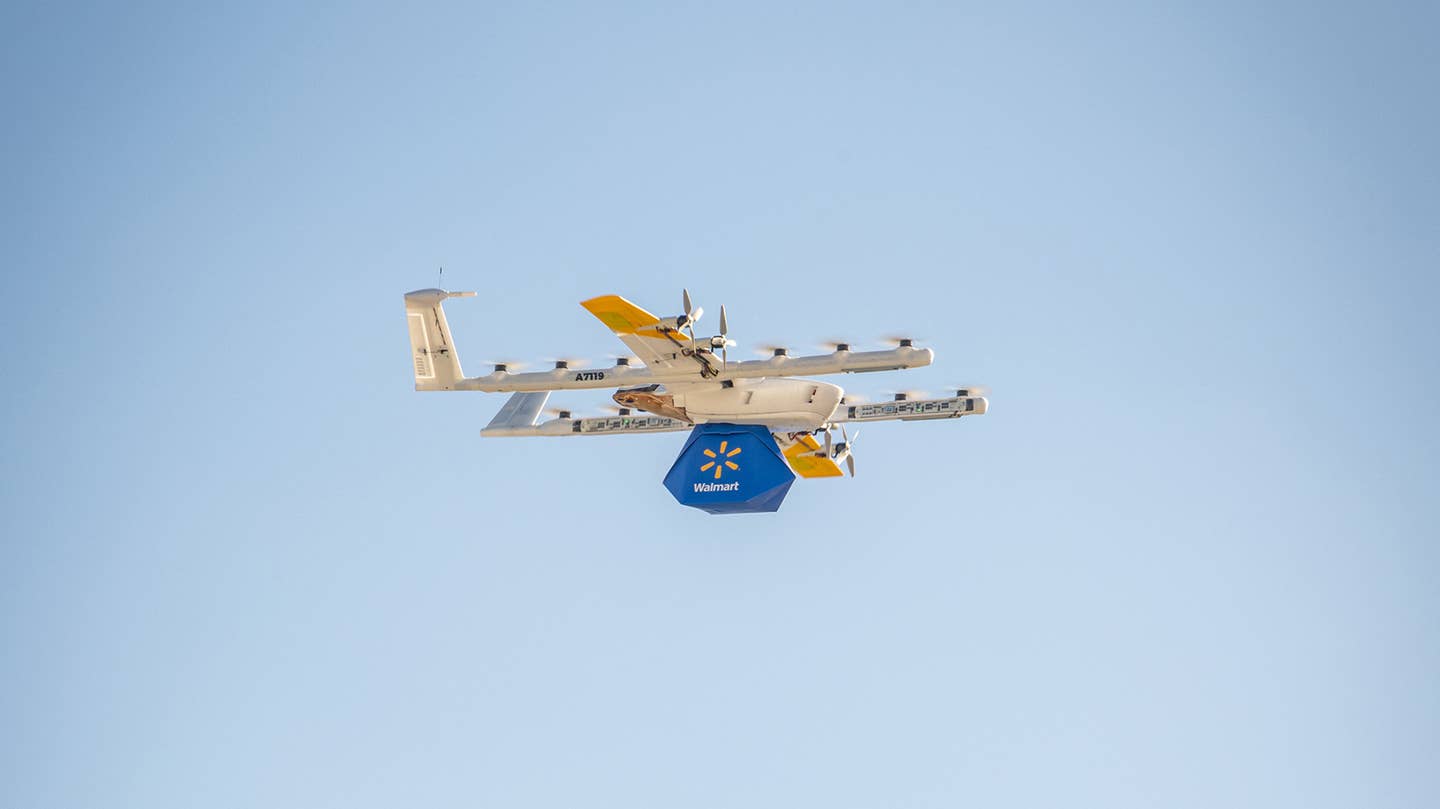 Wing Walmart drone delivery