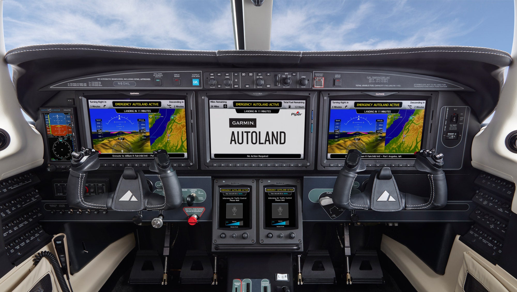 Garmin Autoland in the Piper M600 Halo